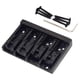 thumbnail image 5 of Puente de guitarra de aleación de Zinc Sunnimix Accesorios de instrumentos musicales Negro Tipo H, 5 of 8