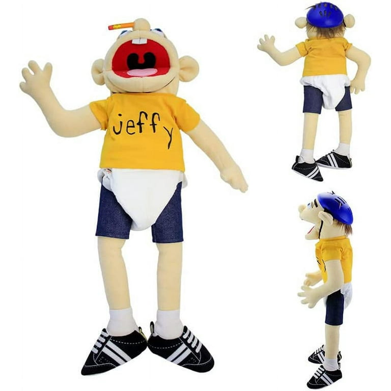 Jeffy Puppet Plush Toy , Unique Hand Puppet,Christmas Birthday Gift Ideas  for Boys and Girls 