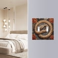 thumbnail image 5 of Dailycode Light Switch Plate Covers 3 Gang Wall Plate Plastics Outlet Covers for Kitchen Home Office Decor Golden Snake and Rose, 5 of 8