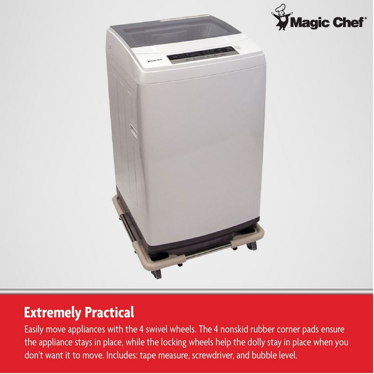 Magic Chef Portable Washer Dolly with Adjustable Size and Locking