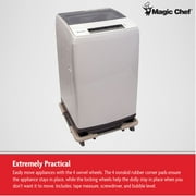Magic Chef MCSLB04P Adjustable Compact Washer Washing Machine Dolly Accessory