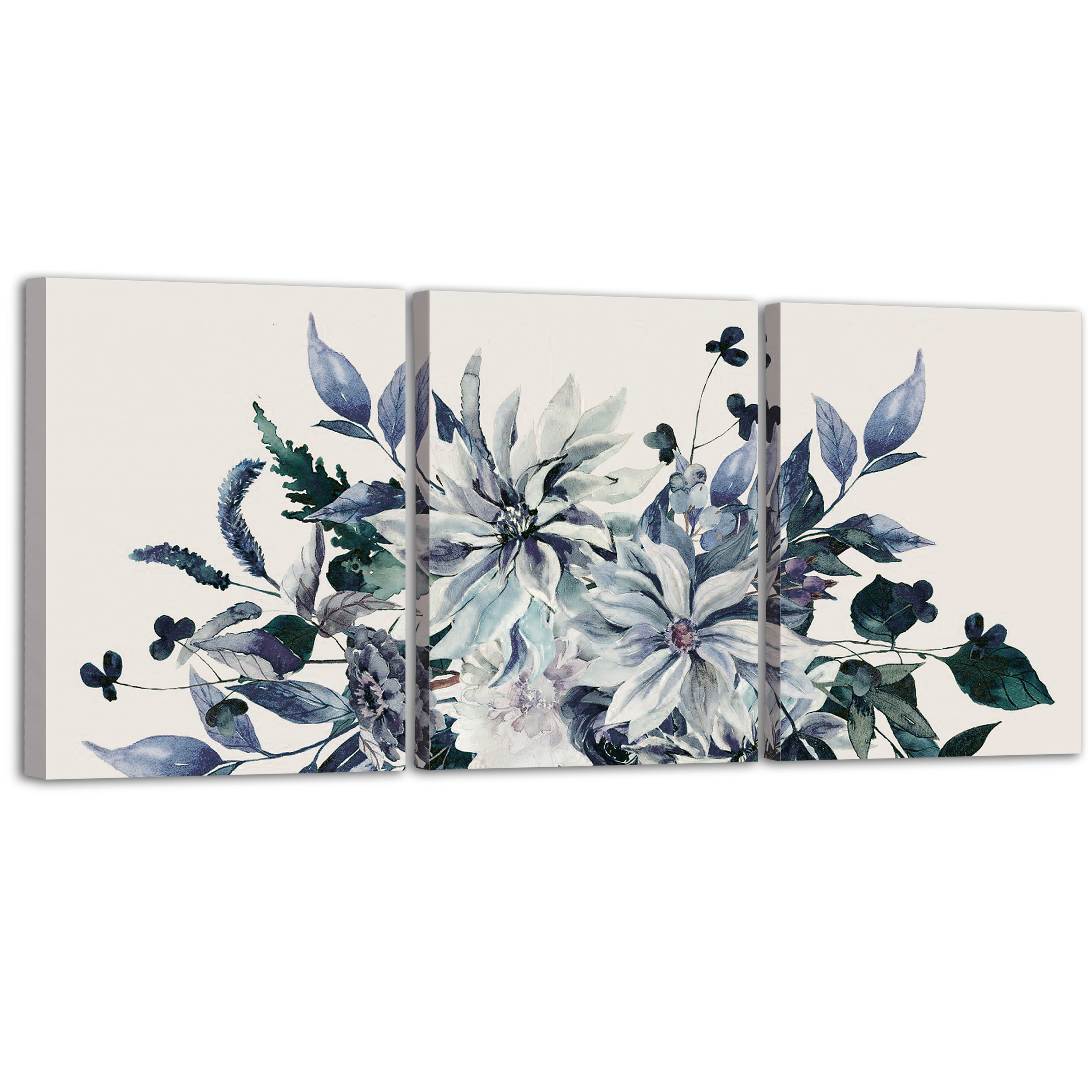 STYLEWELL KIDS Watercolor Floral Framed Wall Art (Set of 2) (17 in. W x 21  in. H) 2021-023WA3 - The Home Depot