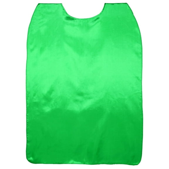 SeasonsTrading 26" Shiny Green Satin Superhero Cape - Halloween Costume Dress Up, Cosplay, Birthday, Party Favor, Gift