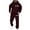 Wine, variant on Yhkghxis NEW YORK Graphic Tracksuit Men 2 Piece Set Casual Workout Hoodies and Joggers Sweatsuits Sets Outfits with Pockets