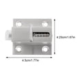 thumbnail image 2 of UPOUART Spring Door Lock 1Set Stainless Steel Door Window Latch for Bathrooms and Bars, 2 of 5