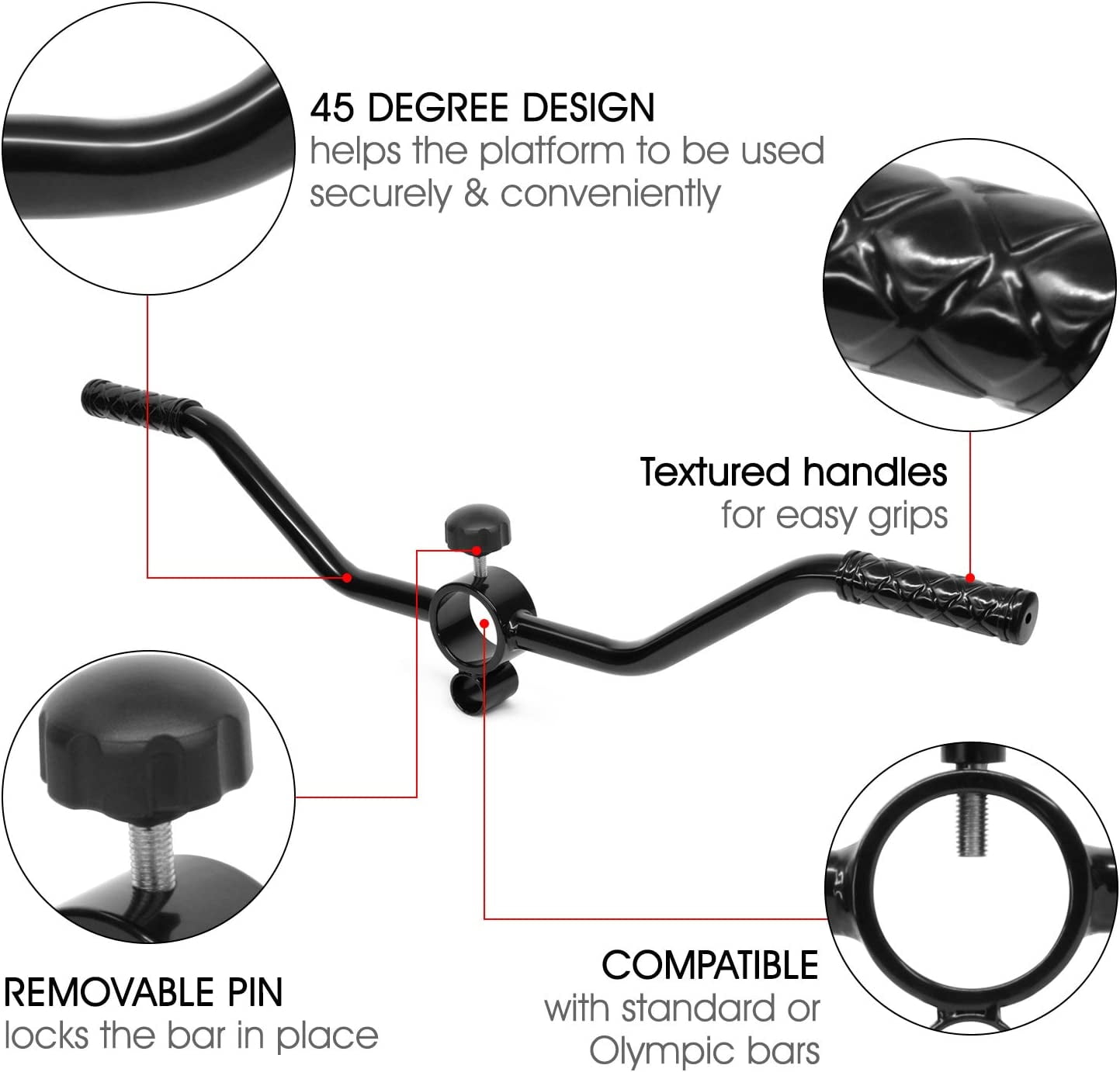 Yes4All T-Bar Lat Blaster Handle Single