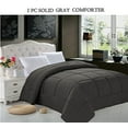 thumbnail image 1 of 3 Pieces Down Alternative Double Filled Comforter Full/Queen , Gray, 1 of 1