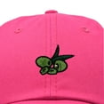 thumbnail image 2 of Dalix Olive Embroidered Cap Cotton Baseball Cute Cool Dad Hat Womens in Hot Pink, 2 of 5