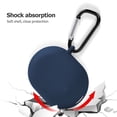 thumbnail image 3 of Funda protectora de silicona para Redmi AirDots 3 Pro con llavero (azul oscuro), 3 of 7