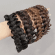 thumbnail image 4 of Diadema trenzada trenzada, banda para el cabello, postizos trenzados sintéticos, peluca con diadema con dientes, 4 of 5
