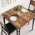 thumbnail image 3 of Yeshouse Small Kitchen Table and 2 Chairs, Compact 3-Piece Dining Set, 3 of 6