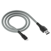 Onn WIABLK100026767 10' Lightning to USB Cable for iPhone/iPad/iPod, Black
