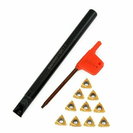 

SNR0010K11 Internal Lathe Threading Boring Bar Turning Tool Holder +10P 11IR A60
