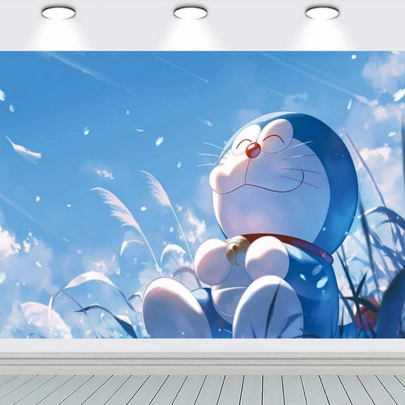 Doraemon school Backdrop Background Banner Birthday Party Supplies Taspestry Wall Decor Poster Lover