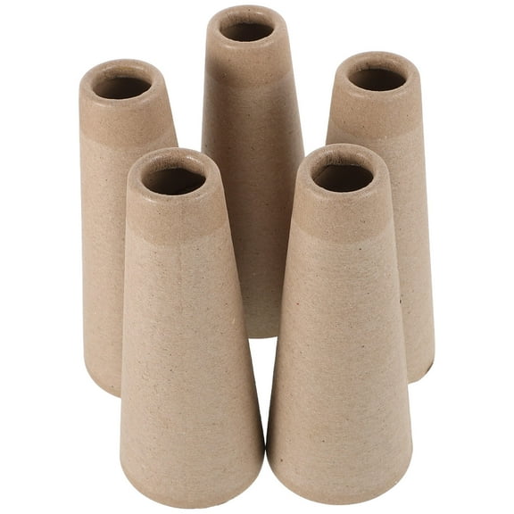 Hemoton 5pcs Embroidery Yarn Tube Wool Winding Spool Crocheting Winding Cone Wool Winder Tubes for Crocheting  Knitting Crochet and Weaving