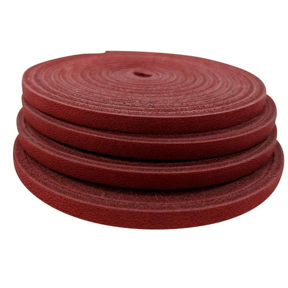 TOFL Baseball Glove Leather Repair Laces for Baseball Mitts Cardinal Red 4 Pack 72" x 3/16"