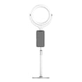 thumbnail image 1 of 8-Inch LED Ring Light F-537 with Adjustable Light Stand, Phone Holder - 64 Beads, 3000-6500K Color Temperature, 10 Brightness Levels, USB Powered for Live Streaming, Selfies, Makeup, Video Shooting, 1 of 6