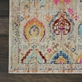 thumbnail image 4 of Nourison Vintage Kashan Persian Bohemian Ivory/Multicolor 2' x 6' Area Rug, (6' Runner), 4 of 7