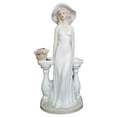 thumbnail image 1 of Figura decorativa Porcelana Mujer MadameLaurent 1pza 12x30x12cm Frente x Alto x Fondo Porcelana Artesanal, 1 of 2