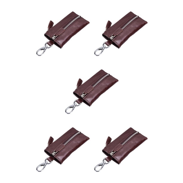 Sonducket Cartera de cuero Llaves Monedero Llavero Tarjeta de crédito Bolsillo Mujeres Hombres Café Type2 NO2 Sonducket CBP315758