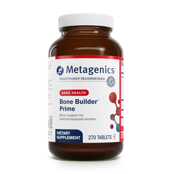 Metagenics Bone Builder Prime - MCHC Calcium Complex for Bone Density & Strength* - with Calcium, Phosphorus, Magnesium & Vitamin D* - Non‑GMO, Gluten‑Free - 270 Tablets