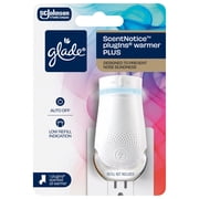 Glade PlugIns Scented Oil PLUS, Air Freshener Oil Warmer, with ScentNotice Technology