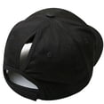 thumbnail image 4 of Sombrero de verano para mujer, cola de caballo, gorra de béisbol de sarga, algodón, comercio exterior, sombrero con apertura trasera para el sol, placa ligera de color sólido, sombrero de lengua de, 4 of 5