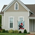 thumbnail image 6 of GZHJMY Garden Flag Double Sided Santa Cat Christmas, Fade Resistant Yard Flag Durable Banner Indoor Outdoor Home Decor 28x40 Inch Yard Flags, 6 of 7