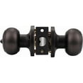 thumbnail image 3 of Satin Nickel Finish Lockset Keyless Privacy Interior Doors Bed and Bath Handle Levers, 3 of 7