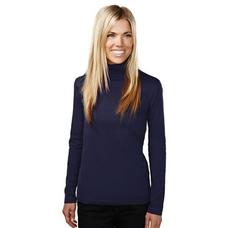 Tri-Mountain Women's Self Fabric Collar Turtleneck