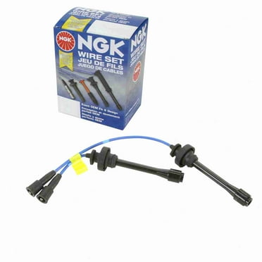 NGK Spark Plug Wire Set compatible with Mitsubishi Mirage 1.8L L4 1997-2002