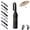 Black, variant on Creative Ring Buckle Windproof Reinforced Umbrella, Automatic Folding Travel Umbrella with Ring Buckle Handle, Compact Rain and Sun Protection Umbrella for All Weather Use,P