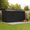 Black, variant on LuckyNote 12x10 ft Metal Garden Shed, Brown Outdoor Storage Shed with Window, Goods Shelves & Foldable Workbench, Apex Roof