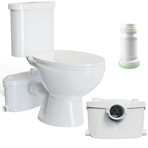 Macerating Toilet With 600watt Macerator Pump, Included Water Tank