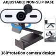 thumbnail image 2 of Webcam 2K Mini for PC Laptop USB Autofocus Web Camera, Noise-Reducing Mic, Privacy Cover, Portable for Streaming, 2 of 8