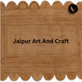 thumbnail image 3 of Jaipur Art And Craft Hand Braided Indian Brown Runner Jute Area Rug for Bedroom (2x10 Sq ft), 3 of 5