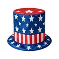 thumbnail image 3 of Noothes Patriotic Hat American Flag Tall Top Hat 4th of July Accessories Independence Day Party Decoration Costume, 3 of 9