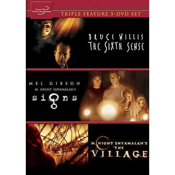 The Sixth Sense / The Village / Signs (DVD) (Disney), Touchstone / Disney, Action & Adventure
