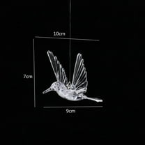 Lilixerw Acrylic Hummingbird Pendant,Transparent Crystal Hanging Ornament for Wedding Decor,Festival Birthday Party Supplies,Home Ceiling Hanging Decor