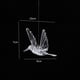 thumbnail image 2 of Adornos navideños de acrílico, colibrí acrílico, decoración de boda, cristal transparente para colgar, adornos navideños, decoraciones navideñas para exteriores, decoraciones navideñas., 2 of 2