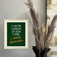 thumbnail image 2 of Designs ByLITA I Am In Charge Of How I Feel I Choose Happiness, 11 x 14 Black Framed Wall Art Print | Positive Motivational Decor, 2 of 7