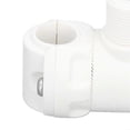 thumbnail image 2 of Marine VHF Antenna Ratchet Mount Base Adjustable ABS Pipe Rail Deck Mounting Accessory White, 2 of 3