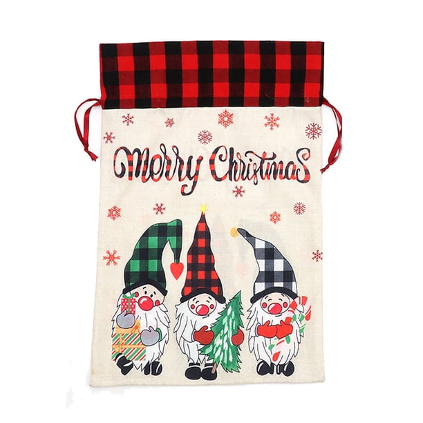 Bolsa de dulces, bolsa de aperitivos, soporte de regalo, accesorios para el hogar, decoraciones para festivales, suministros decorativos para Kits de decoración para fiestas Patrón de cadrícula Advancent HA069913-01