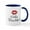 White/Navy Inside, variant on CafePress - Hello Beautiful Red Lips Mug - 11 oz Ceramic Mug - Novelty Coffee Tea Cup