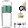 thumbnail image 1 of Tryteava Glass Infuser, 2025 Upgraded 3-In-1 Smart Tea Infuser, Try Teava Tea Infuser With Lid, Hot Or Cold Ready, Flip & Brew Design, for Blooming & Loose Leaf Tea & Coffee, 1 of 8