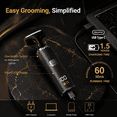 thumbnail image 3 of Upgraded Beard Trimmer for Men, All in One Electric Shaver Hair Clipper with Adjustable Long Handle - Multifunctional Body Grooming Kit for Back Face Body Nose, 3 of 9