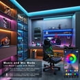thumbnail image 3 of Tira de luces LED GANZQH 150m RGB con control remoto y de aplicaciones, 3 of 6