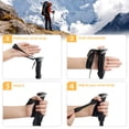 thumbnail image 4 of Bastones de trekking Covacure plegables de aleación de aluminio, 4 of 7
