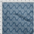 thumbnail image 4 of oneOone Viscose Chiffon Blue Fabric Block Fabric For Sewing Printed Craft Fabric By The Yard 42 Inch Wide, 4 of 5