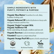 Sky Organics Organic Shea & Babassu Moisture Butter to Moisturize Hair and Body, 8 oz